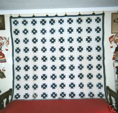 Seeing BLUE -Centennial - HOLE IN THE BARN DOOR Quilt
