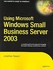 Book: Using Microsoft Windows Small Business Server 2003 Jonathan Hassell, Paperback