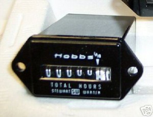 HOUR METER  240 volts HOBBS STEWART WARNER LR 42455 NEW