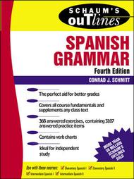 Schaum's Outline of Spanish Grammar by Conrad J. Schmitt (1998, Paperback)