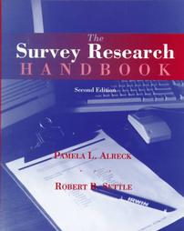 The Survey Research Handbook by Pamela L. Alreck (1992, Paperback, Illustrated)