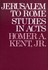 Book: Jerusalem to Rome Homer A. Kent, Softcover