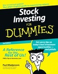 Stock Investing for Dummies by Paul Mladjenovic (2006, Paperback)