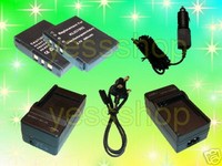 2x KLIC-7002 Battery + UK Charger for Kodak V603 / V530