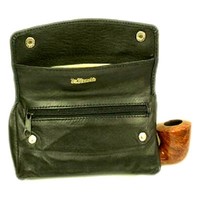 Dr Plumb Pipe Smokers Leather Combination Tobacco Pouch