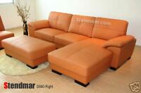 NEW MODERN EURO DESIGN LEATHER SECTIONAL SOFA S680F