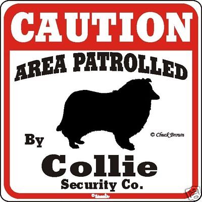Collie Caution Dog Sign - Many Pet ...