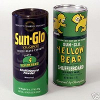 6 PACK - TABLE SHUFFLEBOARD WAX SPEED #4 -- YELLOW BEAR