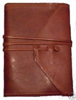Italian Leather Travel Journal  Diary  4x5" Refillable