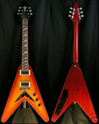 Hamer Vector Flying V Guitar 59 Burst NEW  