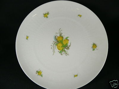Rosenthal Romanze gelbe Blumen Speiseteller 24,5 cm  