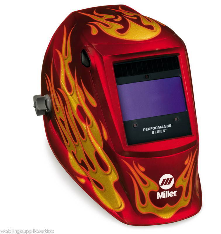 MILLER PERFORMANCE FIRE BALL WELDING HELMET 234514 715959383851  