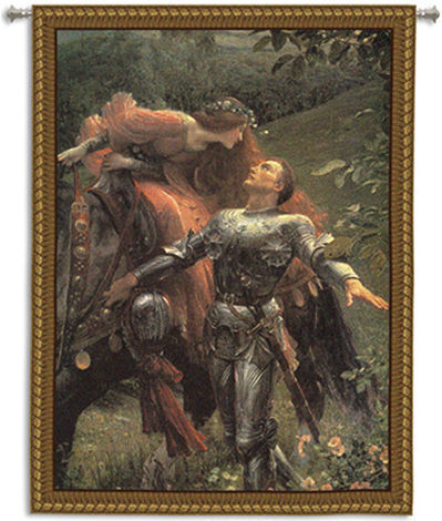 La Belle Dame Sans Merci II Medieval Arthurian Tapestry  