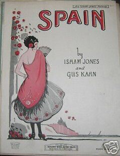 1924 Spain Isham Jones & Gus Kahn  