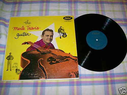 The Merle Travis Guitar Rare Capitol T650 Release LP  