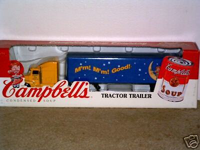 CAMPBELLs SOUP PETERBILT Cab Tractor Trailer 96 RARE  