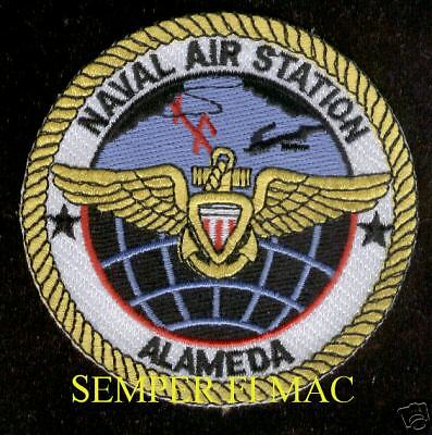 NAS ALAMEDA AUTHENTIC PATCH US NAVY AIR STATION PIN  