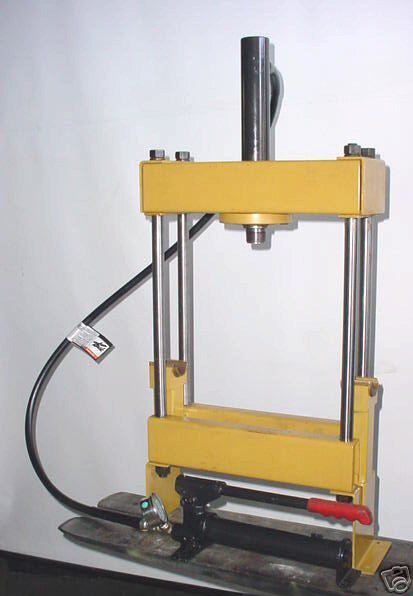 FRAME HYDRAULIC STRAIGHTENING PRESS,SHAFTS,CRANK, CAM  