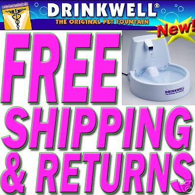 Drinkwell Pet Fountain Water Dish Cat Dog   