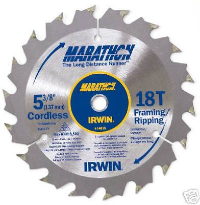 Irwin 5 3/8, 18 Tooth Marathon Circular Saw Blade  