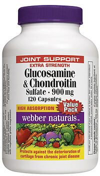 WEBBER NATURALS Glucosamine Chondroitin Sulfate 120 cap  