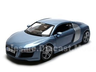 2008 2009 AUDI R8 BLUE 124 DIECAST CAR MODEL MAISTO  