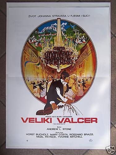 Great Waltz Horst Buchholz Yugoslavia Movie Poster 1972