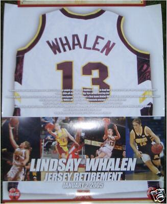 MINNESOTA GOPHERS BASKETBALL LINDSEY WHALEN POSTER LYNX  