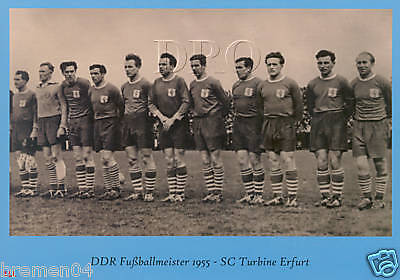 SC Turbine Erfurt + DDR Meister 1955 + BigCard #79 +  