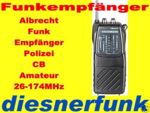 FUNK EMPFÄNGER POLIZEIFUNK FEUERWEHR TAXI CBFUNK BOS 8  