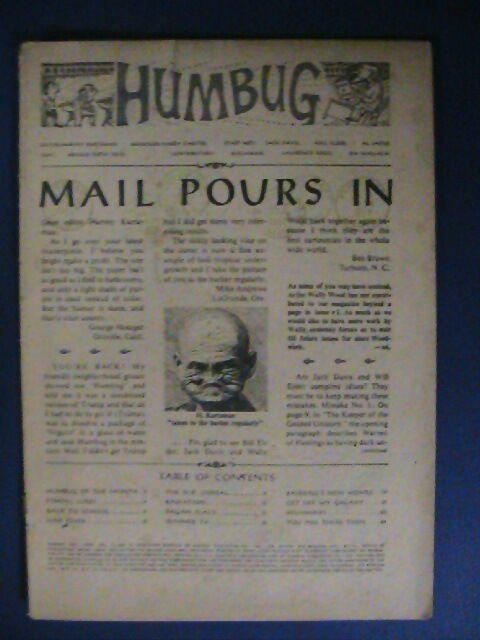 Humbug Magazine Comic October 1957 Vol. 1 No. 3 Rare  