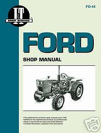 Shop Manual FORD 1100, 1110, 1200 1710 1910 ETC  
