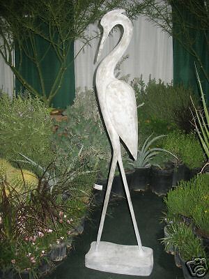 FT Fiberglass HERON STORK garden Fountain statue  