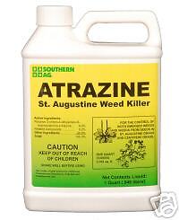 ATRAZINE 4 % ST.AUGUSTINE WEEDKILLER 3700 SQ FT QT  