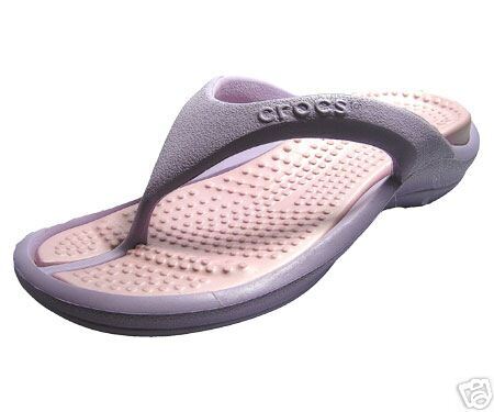 CROCS ATHENS PURPLE GIRLS US SIZE 2, UK SIZE 1  