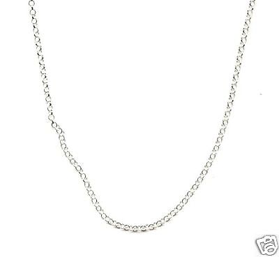 36 inch Sterling Silver 2.5mm Rolo Chain Necklace Solid  