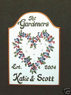 HEART Welcome Sign WEDDING ANNIVERSARIES Personalized  