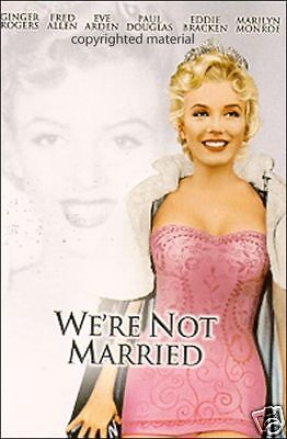  re not Married DVD Marilyn Monroe Eve Arden Gabor 024543112112