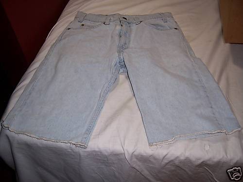 Levis 505 VNT Stonewashed Bermuda Shorts Sz 32