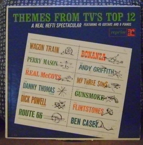 Neal Hefti Tv Themes Lp Reprise Pete Rugolo Mercury Tv 2 lp set  