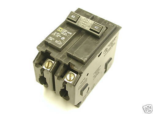 Square D Sqd Homeline HOM240 40A 2P breaker  