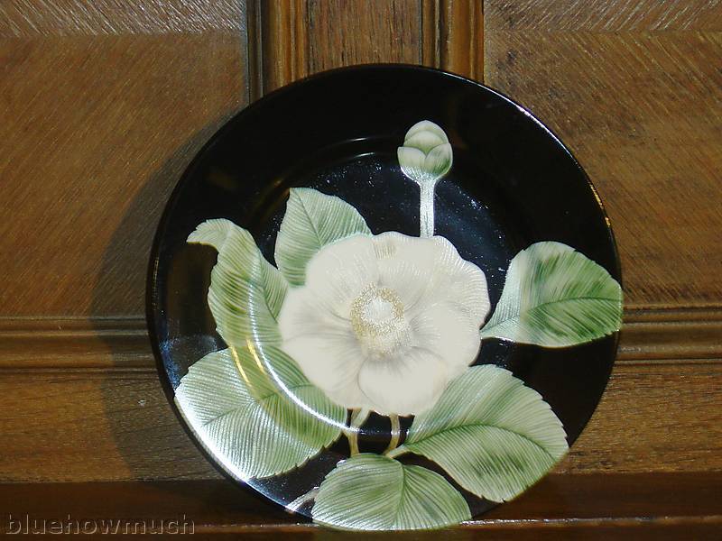 Fitz and Floyd Moon Flower Salad Plate Mint  