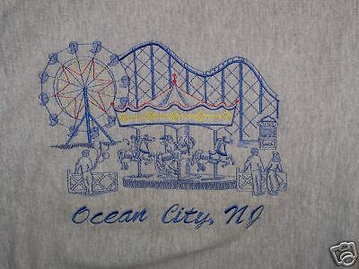 CAROUSEL SWEATSHIRT Ocean City, NJ. Embroidered medium  