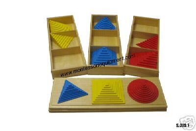 MONTESSORI   CIRCLES, SQUARES and TRIANGLES   NEW  