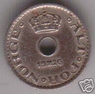 Norway Norge 10 ORE 1926 Coin Coins XF RARE  