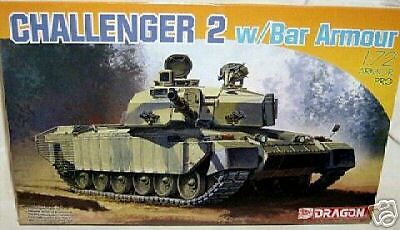 dragon 1/72 CHALLENGER 2 WITH BAR ARMOR BATTLE TANK  