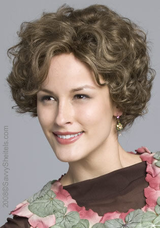 Yaffa Ashley   Short n Curly 50/50 Human Hair Wig  