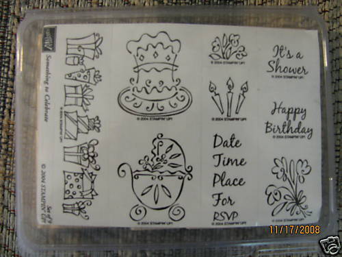 Stampin Up Something to Celebrate New / Ret / UM  