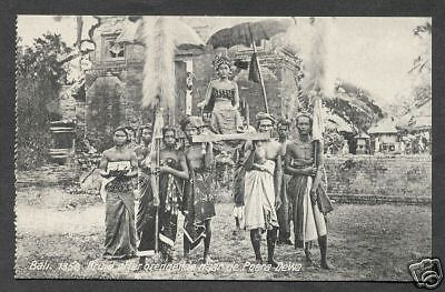 Bali Bride Costume Sacrifice Poera Dewa Indonesia 1910  