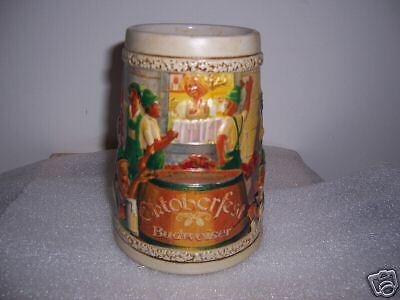 budweiser oktoberfest stein 1996 by ceramarte  